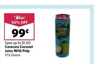 Grocery Outlet Caracara Coconut Juice With Pulp offer