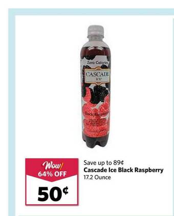 Grocery Outlet Cascade Ice Black Raspberry offer