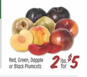 Sprouts Farmers Market Red Green Dapple Or Black Plumcots offer