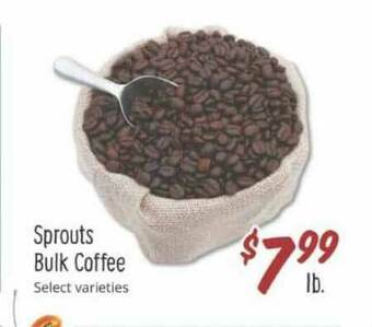 Sprouts Farmers Market Sprouts Bulk Coffee offer