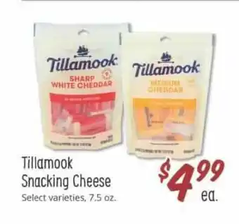 Sprouts Farmers Market Tillamook Snacking Cheese offer