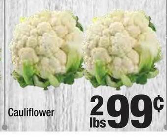 Super King Markets Cauliflower offer