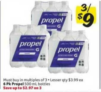 Winn Dixie 6 Pk Propel offer