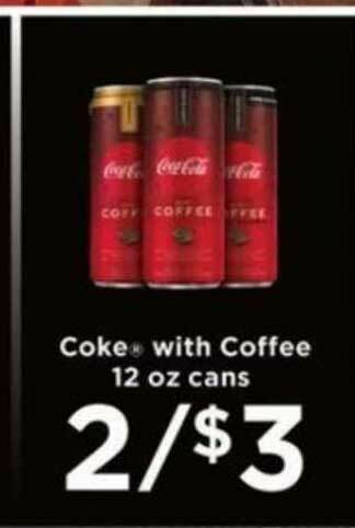 Winn Dixie Coke With Coffee 12 Oz Cans offer