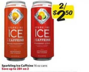Winn Dixie Sparkling Ice Caffeine offer