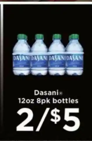 Winn Dixie Dasani 12oz 8pk Bottles offer