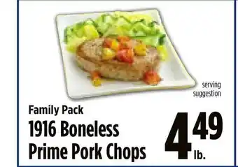 KTA Super Stores Family Pack 1916 Boneless Prime Pork Chops offer