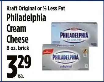 KTA Super Stores Kraft Original Or ⅓ Les S Fat Philadelphia Cream Cheese offer