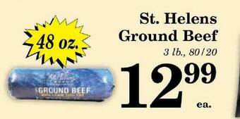 Harvest Foods St. Helens Ground Beef offer