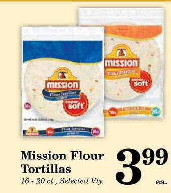 Harvest Foods Mission Flour Tortillas offer