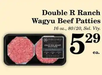 Harvest Foods Doubel R Ranch Wagyu Beef Patties offer