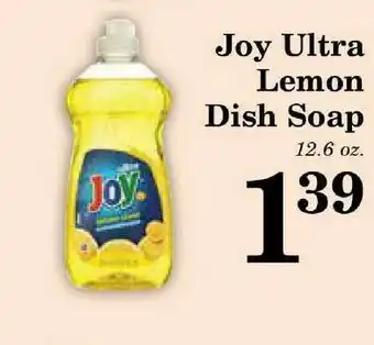 Harvest Foods Joy Ultra Lemon Dish Soap offer