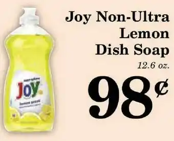 Harvest Foods Joy Non-ultra Lemon Dish Soap offer