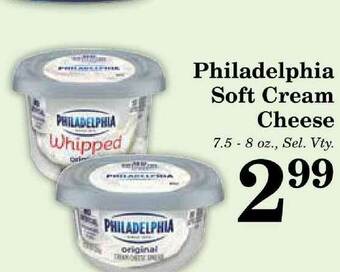 Harvest Foods Philadelphia Soft Cream Cheese offer