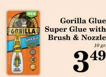 Harvest Foods Gorilla Glue Super Glue With Brush & Nozzle offer