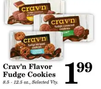 Harvest Foods Crav'n Flavor Fudge Cookies offer