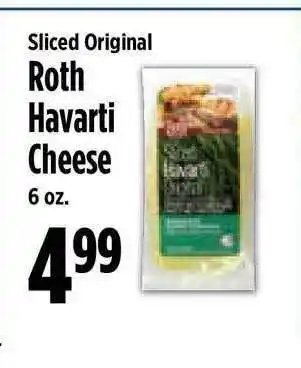 KTA Super Stores Roth Havarti Cheese Sliced Original offer