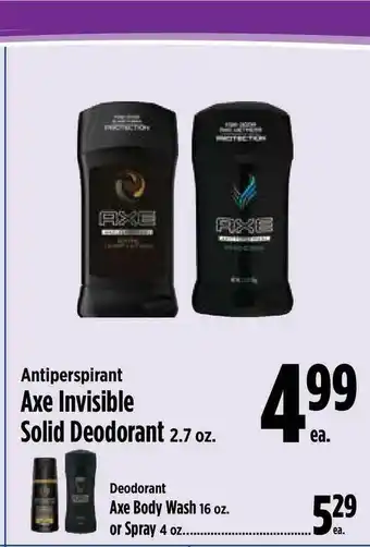 Axe Invisible Solid Deodorant Antiperspirant