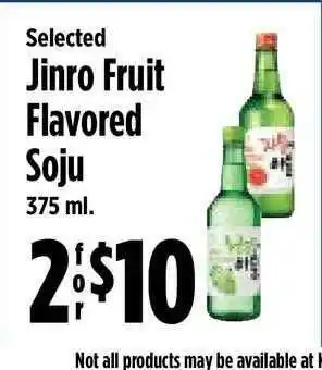 Jinro Fruit Flavored Soju Selected