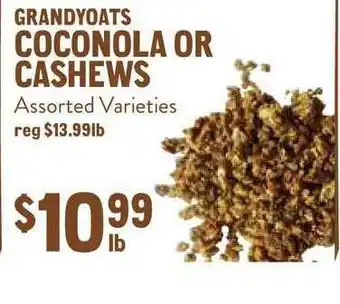 New Seasons Market Coconola Or Cashews Grandyoats offer