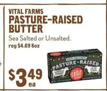 New Seasons Market Pasture-raised Butter Vital Farms offer