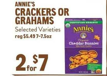 New Seasons Market Crackers Or Grahams Annie's offer