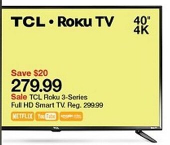 Target TCL Roku 3-Series Full HD Smart TV offer
