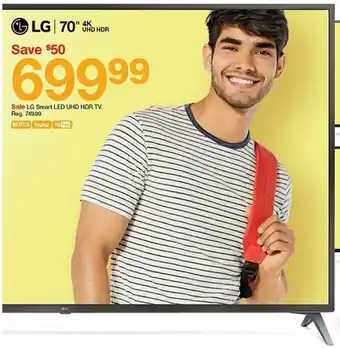 Target LG Smart LED 70" 4K UHD HDR TV offer