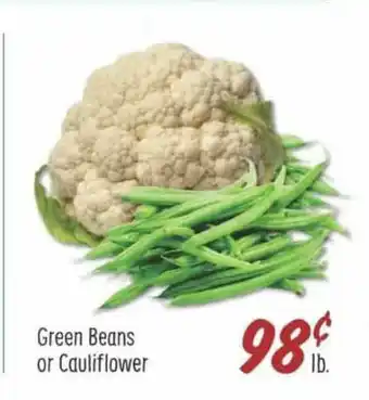 Sprouts Farmers Market Green Beans Or Caulflower offer