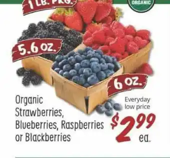 Sprouts Farmers Market Organic Strawberries Blueberries Raspberries Or Blackberries offer