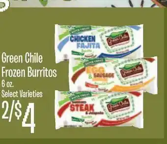 Jewel-Osco Green Chile Frozen Burritos offer