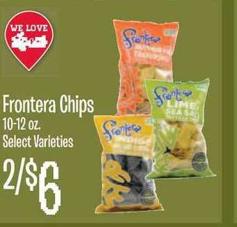 Jewel-Osco Frontera Chips offer