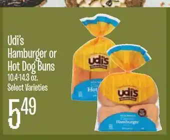 Jewel-Osco Udi's Hamburgeur Or Hot Dog Buns offer