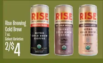 Jewel-Osco Rise Brewing Cold Brew offer