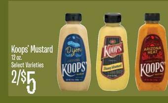 Jewel-Osco Koops' Mustard offer