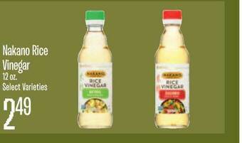 Jewel-Osco Nakano Rice Vinegar offer