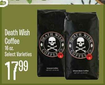 Jewel-Osco Death Wish Coffee offer