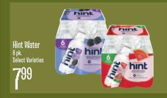 Jewel-Osco Hint Water offer