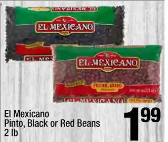Super King Markets El Mexicano Pinto Black Or Red Beans offer
