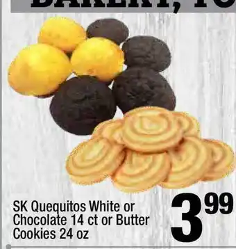 Super King Markets Sk Quequitos White Or Chocolate Or Butter Cookies offer