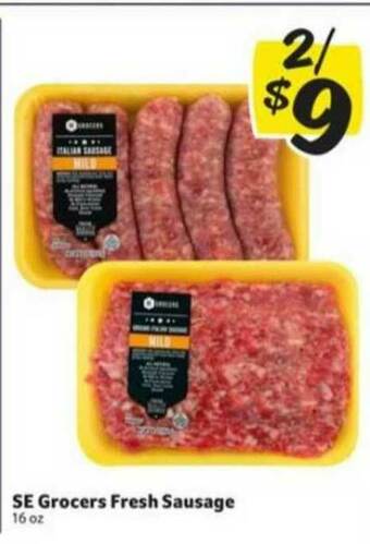 Winn Dixie Se Grocers Fresh Sausage offer