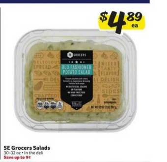 Winn Dixie Se Grocers Salads offer