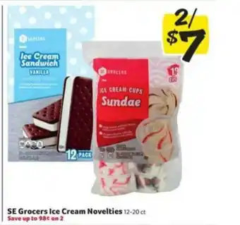 Winn Dixie Se Grocers Cream Novelties offer