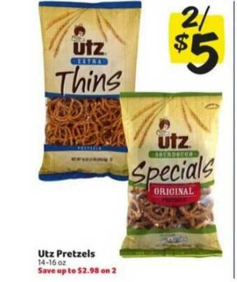 Winn Dixie Utz Pretzels offer