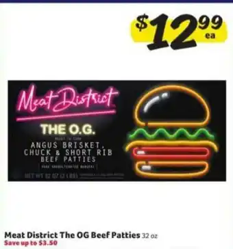 Winn Dixie Meat District The Og Beef Patties offer