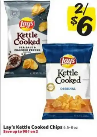 Winn Dixie Lay's Kettle Cooked Chips offer