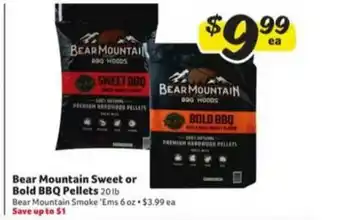 Winn Dixie Bear Mountain Sweet Or Bold Bbq Pellets offer
