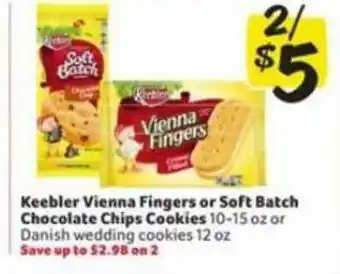 Winn Dixie Keebler Vienna Fingers Or Soft Batch Chocolate Chips Cookies offer