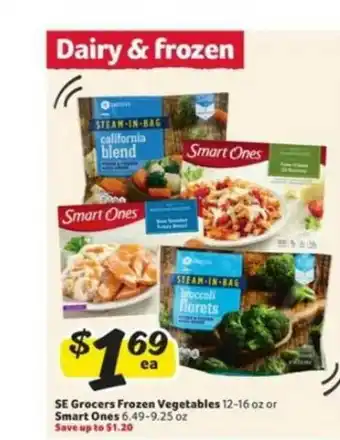 Winn Dixie Se Grocers Frozen Vegetables Smart Ones offer