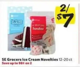 Winn Dixie Se Grocers Ice Cream Novelties offer
